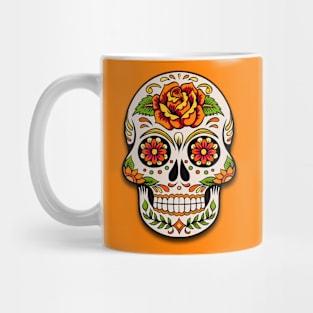 day of the dead skull Mug